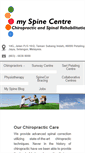 Mobile Screenshot of myspinecentre.com